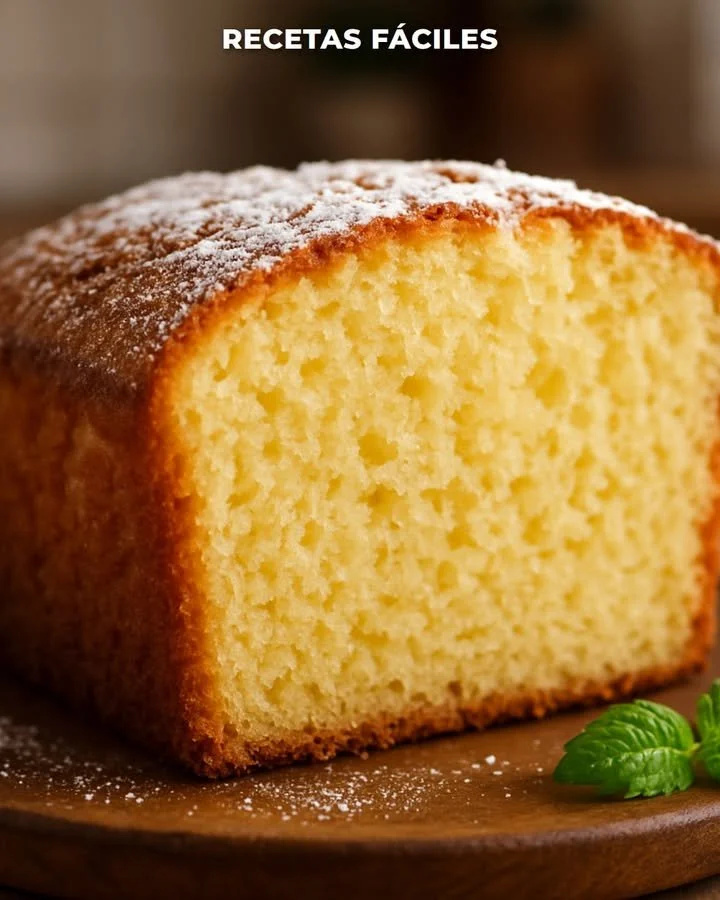 Bizcocho de la abuela, delicioso y esponjoso, ideal para compartir en familia.