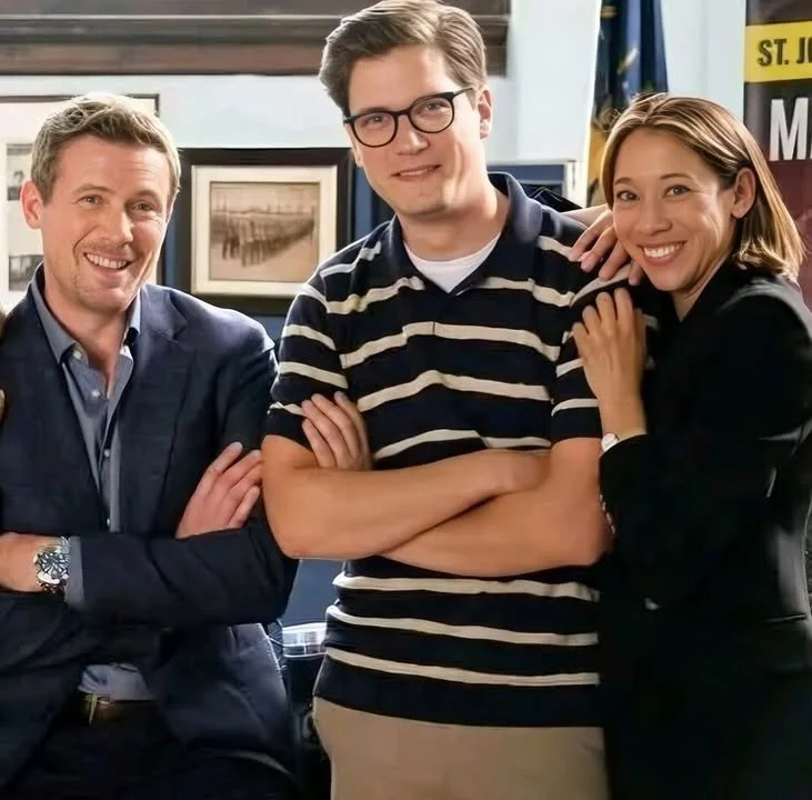 John Reardon, Justin Kelly, and Mayko Nguyen from Hudson & Rex TV series