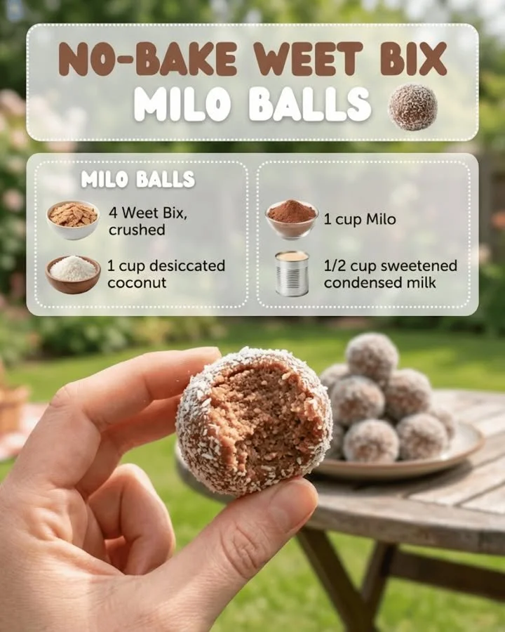 No-Bake Weet-Bix Milo Balls
